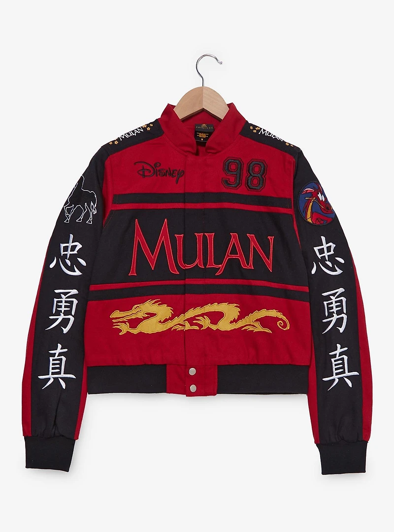 Disney Mulan Mushu Women's Cropped Moto Jacket — BoxLunch Exclusive