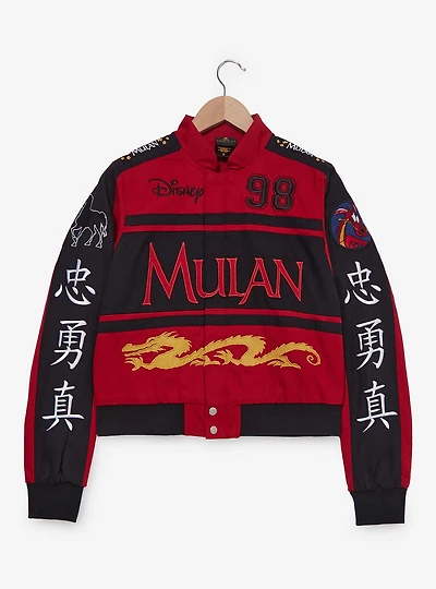 Disney Mulan Mushu Women's Cropped Moto Jacket — BoxLunch Exclusive