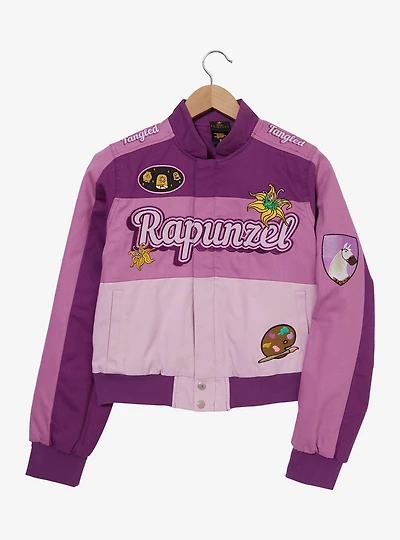 Disney Tangled Rapunzel Women's Cropped Moto Jacket — BoxLunch Exclusive