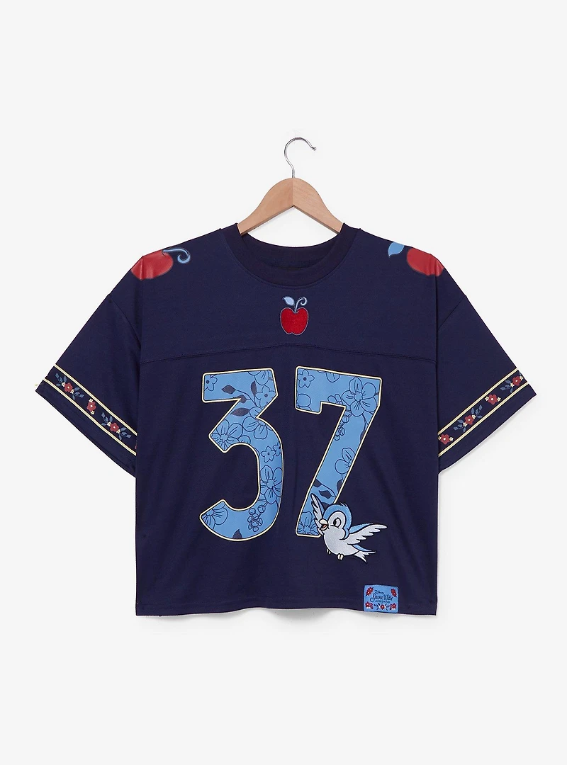 Disney Snow White and The Seven Dwarfs Cropped Women's Plus Football Jersey - BoxLunch Exclusive
