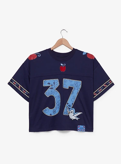 Disney Snow White and The Seven Dwarfs Cropped Women's Plus Football Jersey - BoxLunch Exclusive