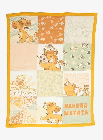 Disney The Lion King Quilted Baby Blanket — BoxLunch Exclusive