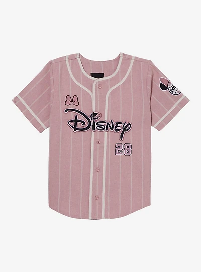 Disney Minnie Mouse Striped Toddler Baseball Jersey