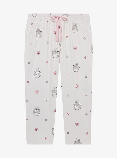 Studio Ghibli® My Neighbor Totoro Cherry Blossom Allover Print Women's Plus Sleep Pants - BoxLunch Exclusive