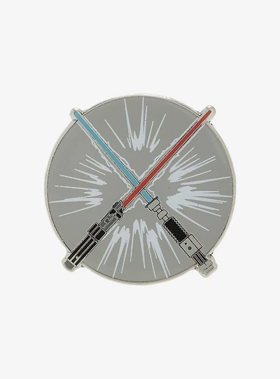 Star Wars Blue & Red Lightsaber Enamel Pin