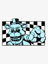 Five Nights at Freddy's Checkerboard Glow-in-the-Dark Enamel Pin