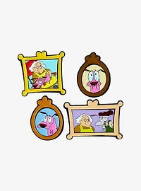 Courage the Cowardly Dog Portraits Enamel Pin Set