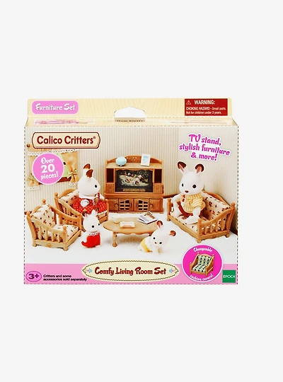 Calico Critters Comfy Living Room Set