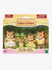 Calico Critters Walnut Squirrel Family Figure Set