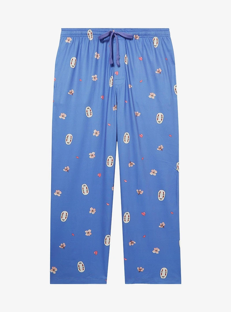 Studio Ghibli® Spirited Away No-Face Cherry Blossom Allover Print Women's Plus Sleep Pants - BoxLunch Exclusive