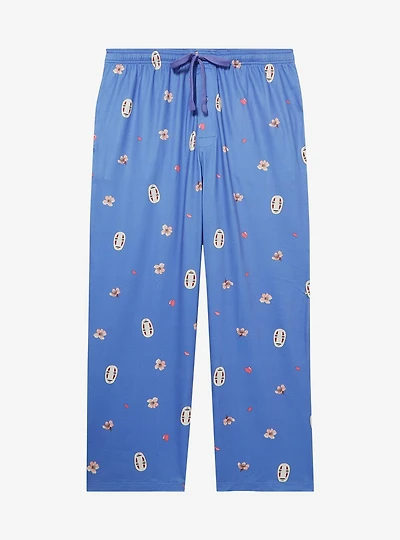 Studio Ghibli® Spirited Away No-Face Cherry Blossom Allover Print Women's Plus Sleep Pants - BoxLunch Exclusive