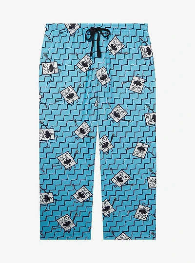 SpongeBob SquarePants DoodleBob Allover Print Women's Plus Sleep Pants