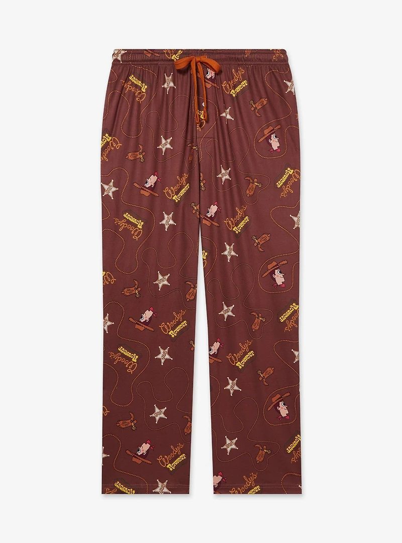 Disney Pixar Toy Story Woody's Roundup Icons Allover Print Sleep Pants - BoxLunch Exclusive