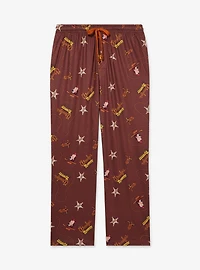 Disney Pixar Toy Story Woody's Roundup Icons Allover Print Sleep Pants - BoxLunch Exclusive