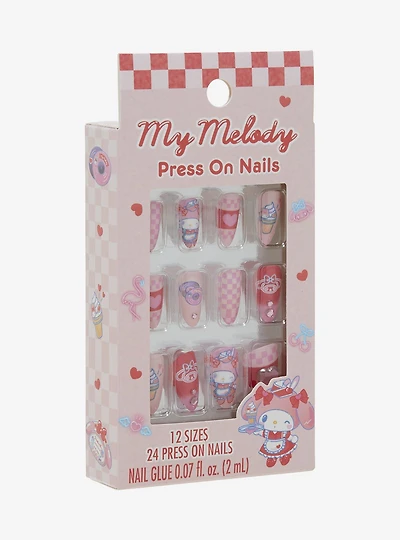 Sanrio My Melody Diner Press On Nails
