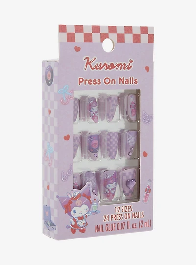 Sanrio Kuromi Diner Press On Nails