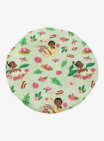 Disney The Princess and The Frog Tiana Floral Allover Print Reversible Satin Bonnet - BoxLunch Exclusive