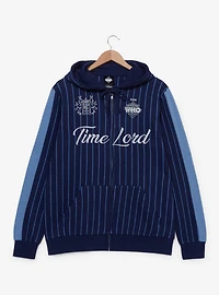 Doctor Who Time Lord Striped Zippered Hoodie