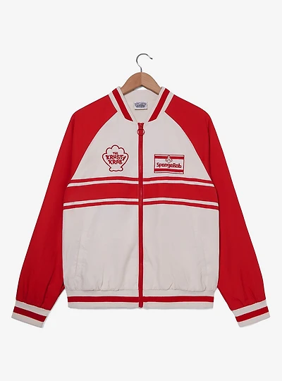 SpongeBob SquarePants The Krusty Krab Pizza Bomber Jacket — BoxLunch Exclusive