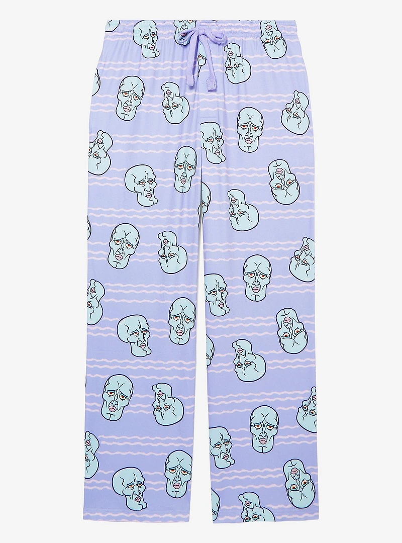 SpongeBob SquarePants Handsome Squidward Allover Print Sleep Pants - BoxLunch Exclusive