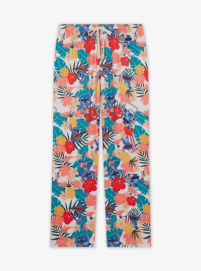 Disney Lilo & Stitch Tropical Plants Allover Print Sleep Pants - BoxLunch Exclusive