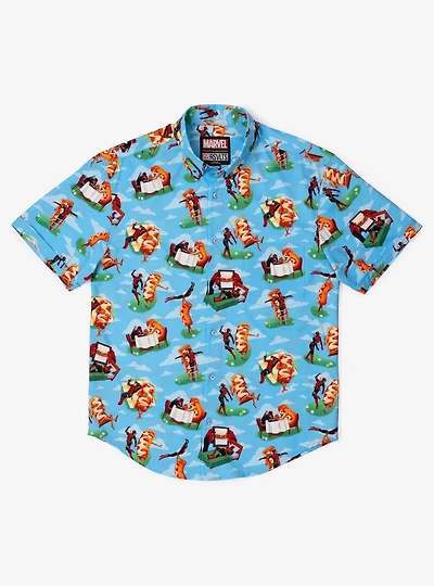 RSVLTS x Deadpool "Chimichanga Dreams" Button-Up Shirt