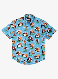 RSVLTS x Deadpool "Chimichanga Dreams" Button-Up Shirt