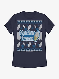 Wienerschnitzel Tastee Freez Ugly Sweater Womens T-Shirt