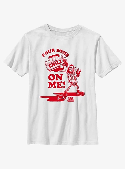 Wienerschnitzel Pour Some Chilli Youth T-Shirt