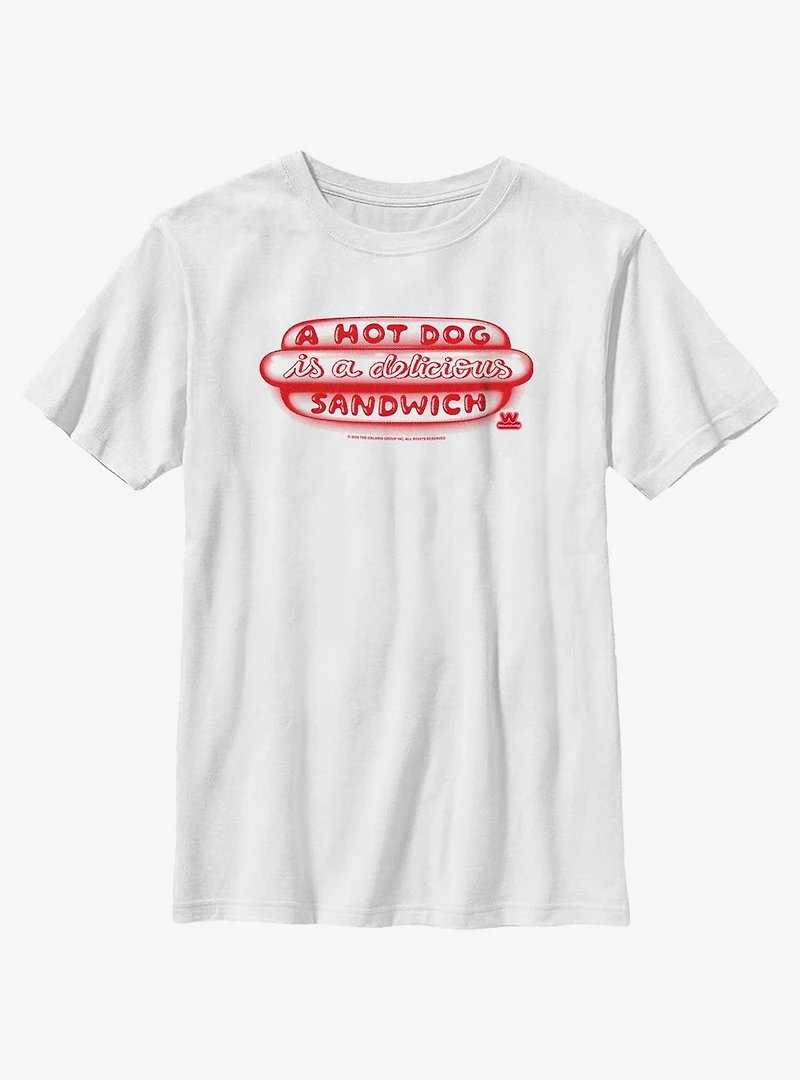 Wienerschnitzel A Delicious Sandwich Youth T-Shirt