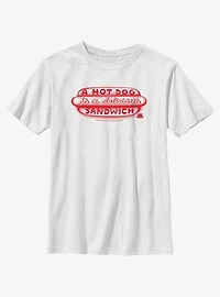 Wienerschnitzel A Delicious Sandwich Youth T-Shirt