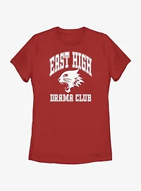 High School Musical East Drama Club Collegiate Style Womens T-Shirt