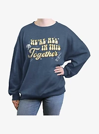 High School Musical We're All This Together Womens Oversized Sweatshirt