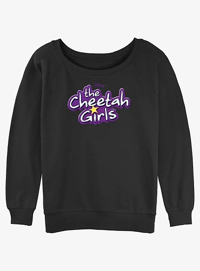 The Cheetah Girls Classic Logo Womens Slouchy Sweatshirt