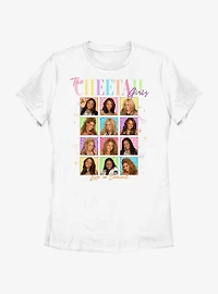The Cheetah Girls Tile Portraits Womens T-Shirt