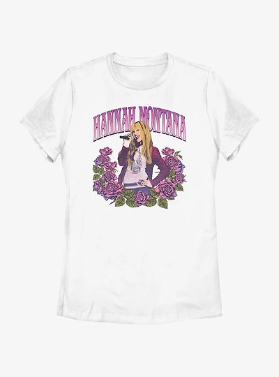 Hannah Montana Rose Portrait Womens T-Shirt