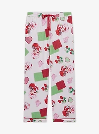 Strawberry Shortcake Patchwork Hearts Allover Print Women's Sleep Pants - BoxLunch Exclusive
