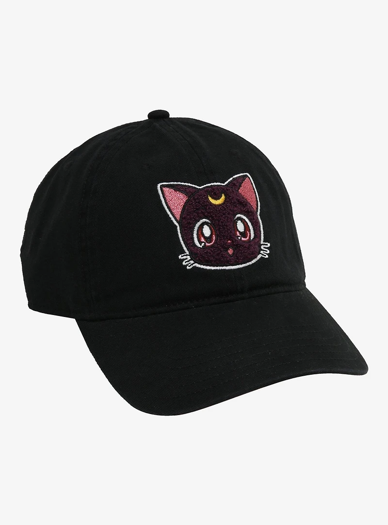 Pretty Guardian Sailor Moon Luna Chenille Patch Ball Cap - BoxLunch Exclusive