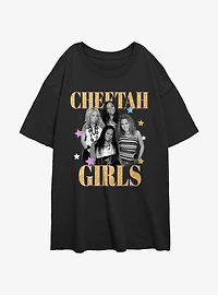 Cheetah Girls Group Portrait Womens Oversized T-Shirt