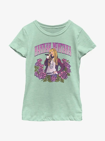 Hannah Montana Rose Portrait Youth Girls T-Shirt