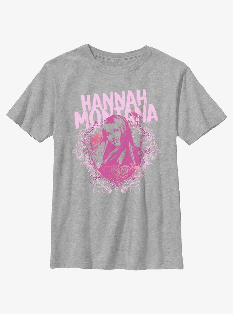Hannah Montana Glam Portrait Youth T-Shirt