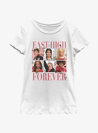 High School Musical East Forever Tile Portraits Youth Girls T-Shirt