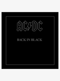 AC/DC Back in Black Wood Wall Art