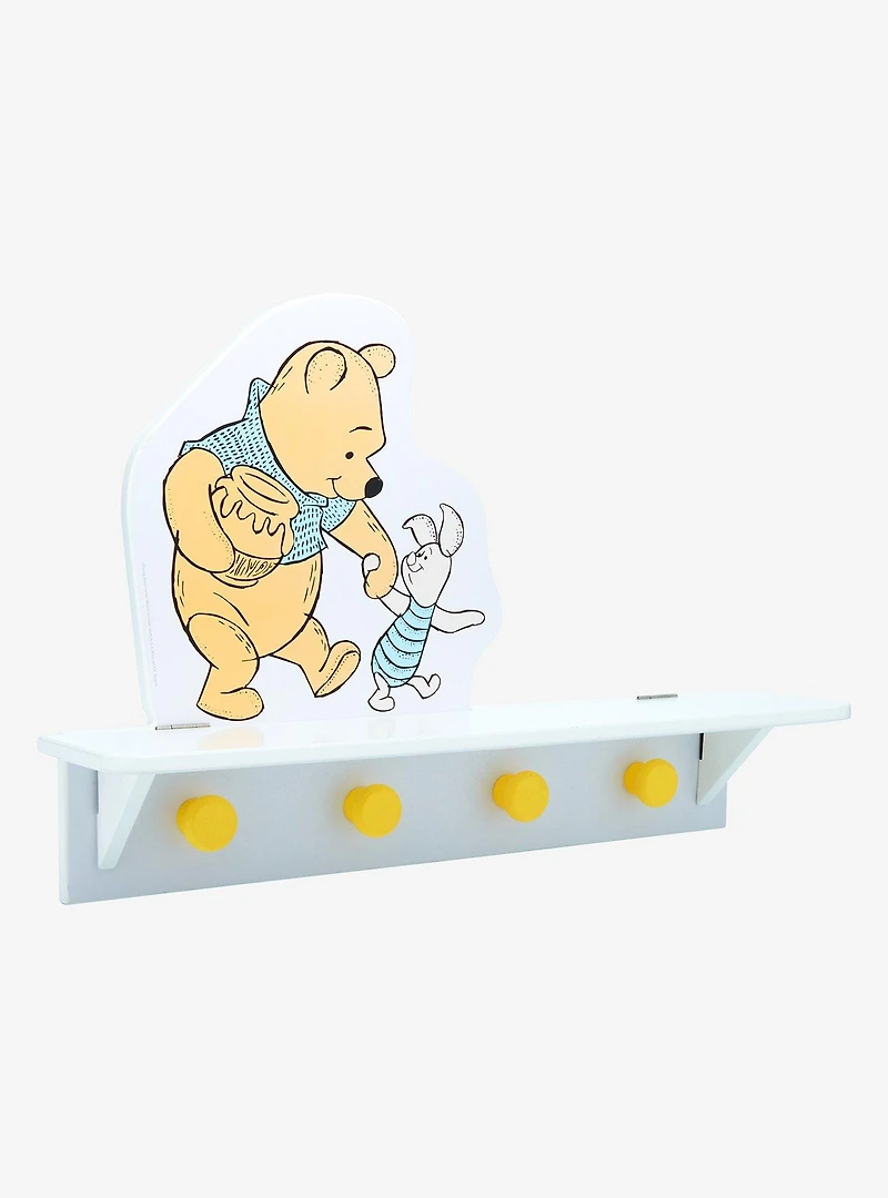 Disney Winnie the Pooh Piglet & Pooh Bear Shelf