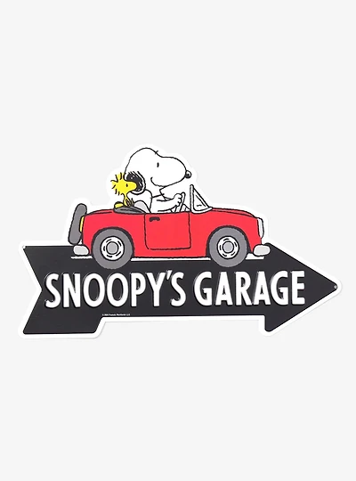 Peanuts Snoopy's Garage Wall Art