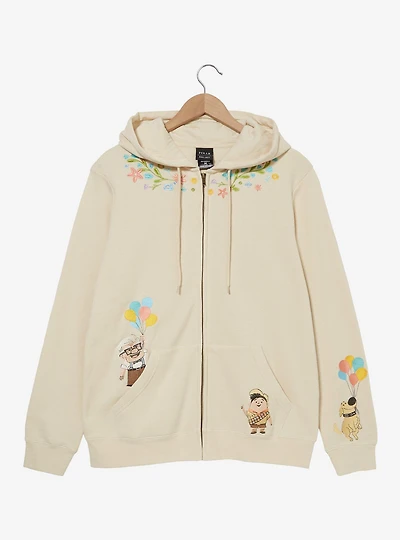 Disney Pixar Up Floral Zip Hoodie — BoxLunch Exclusive