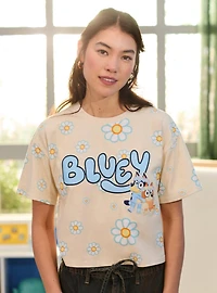 Bluey Bingo & Daisy Women's Cropped T-Shirt — BoxLunch Exclusive