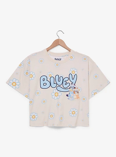 Bluey Bingo & Daisy Women's Plus Cropped T-Shirt — BoxLunch Exclusive