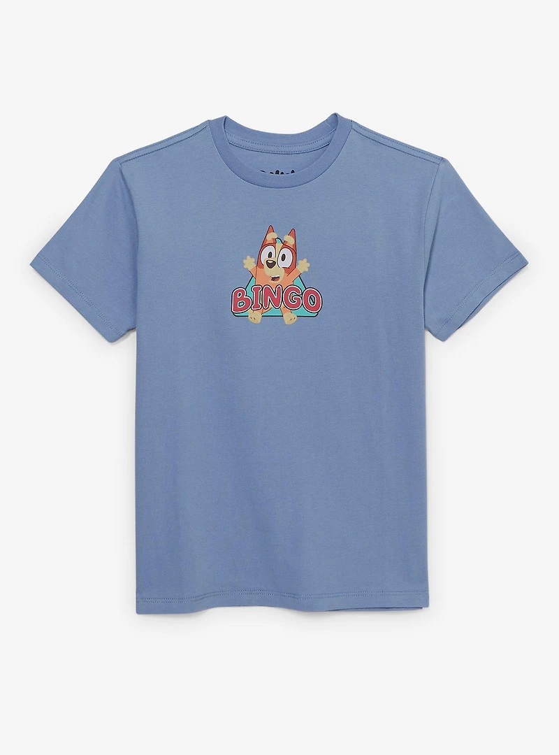 Bluey Bingo Handstand Blue Youth T-Shirt