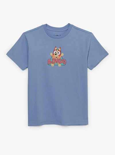 Bluey Bingo Handstand Blue Youth T-Shirt